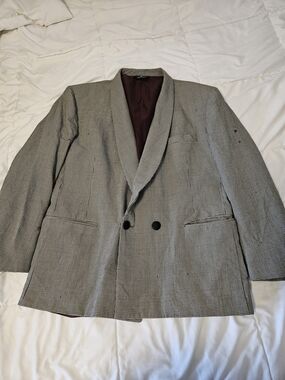 Vintage Blazer from Gingiss Formalwear Features A Classic Double-Breasted Design